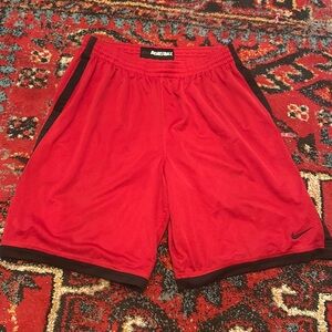 Nike Red and Black XXL Basketball Shorts